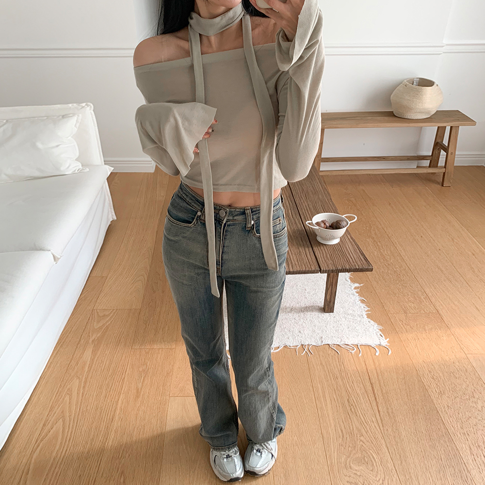 [무료배송][워싱]데빗 부츠컷 데님 팬츠 <br> 긴바지 힙 유니크 빈티지 간절기 가을 포인트 연청
