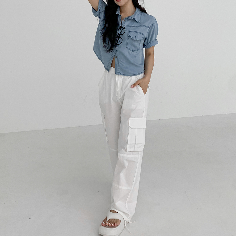 [무료배송][수선놉!!/여름팬츠ღ]시리 와이드 코튼 팬츠 <br> 긴바지 투웨이 카고팬츠 면 여름 하체커버