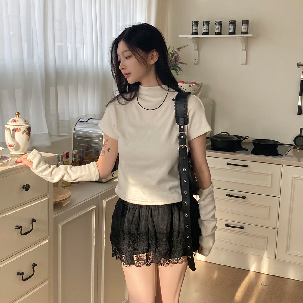 [무료배송][레이스버전추가/위드 도톰ver!]플링 플레어 스커트 <br> 소프트 미니스커트 허리밴딩 프릴