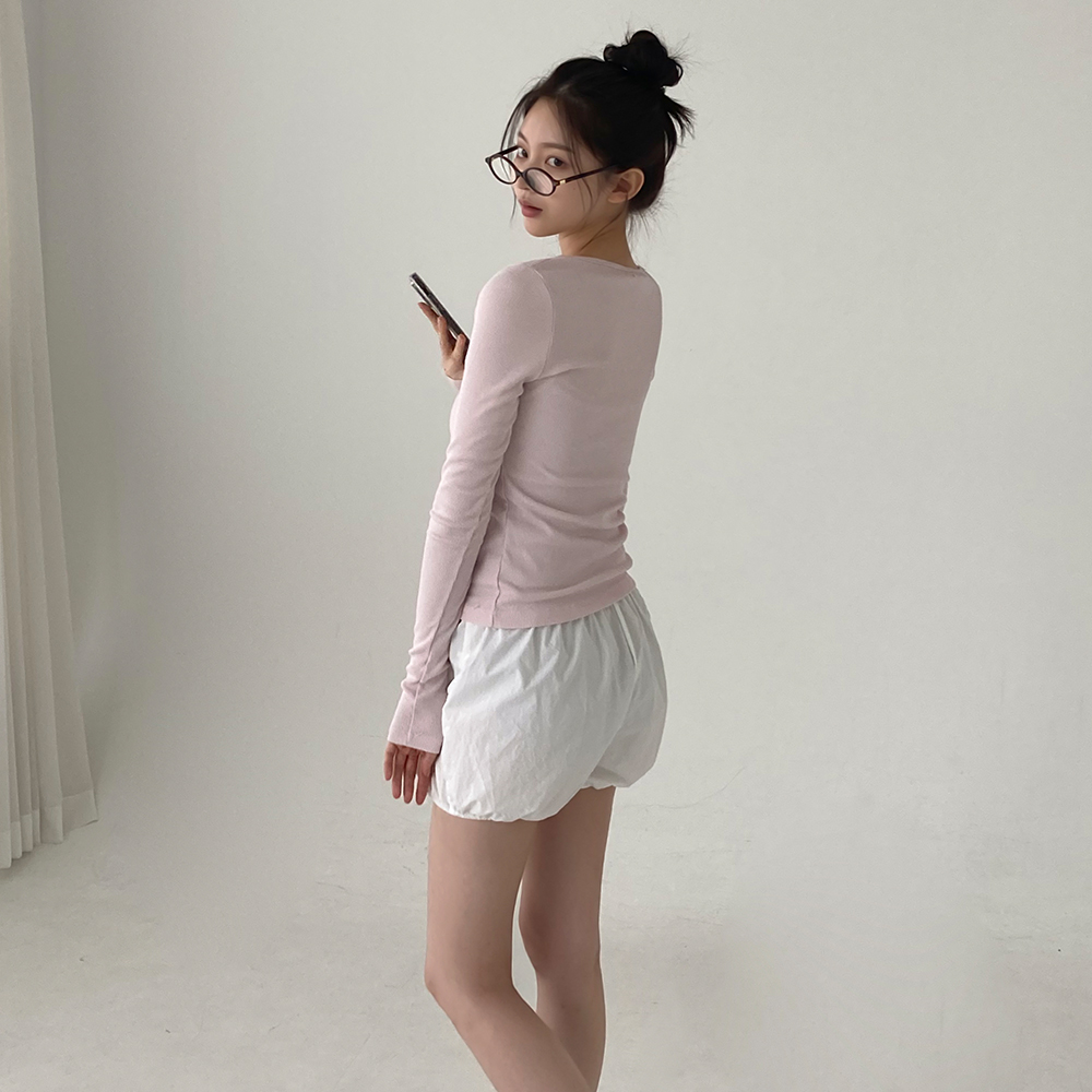 [로우라이즈/밴딩]떼떼 블루머 벌룬 팬츠 <br> 내수 반바지 호박치마 호박 벌룬팬츠 여름 바스락 도트