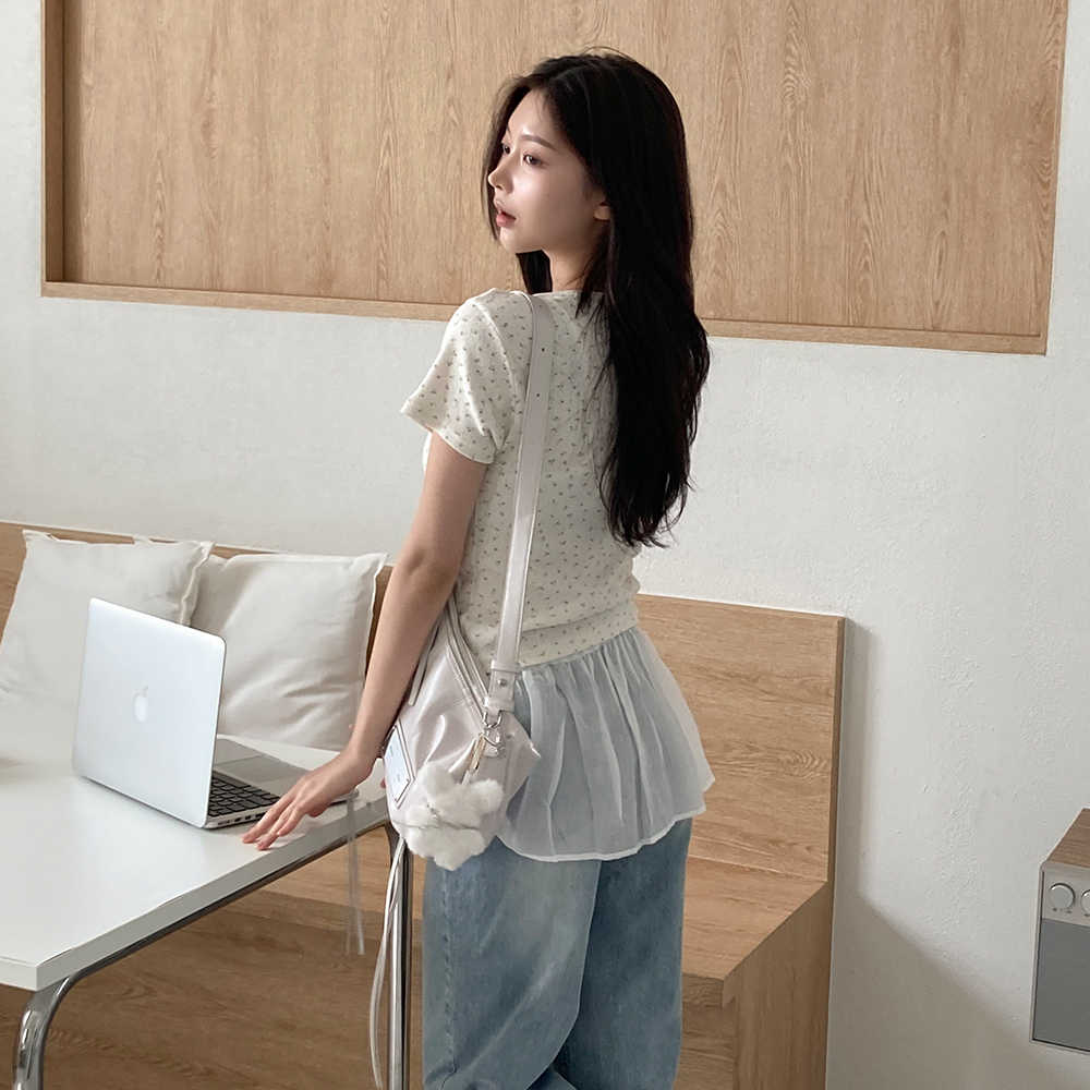 [무료배송][투웨이🤍]해피닝 레이어드 원피스 <br> 미니원피스 시스루 뷔스티에 슬립원피스 허리잘록